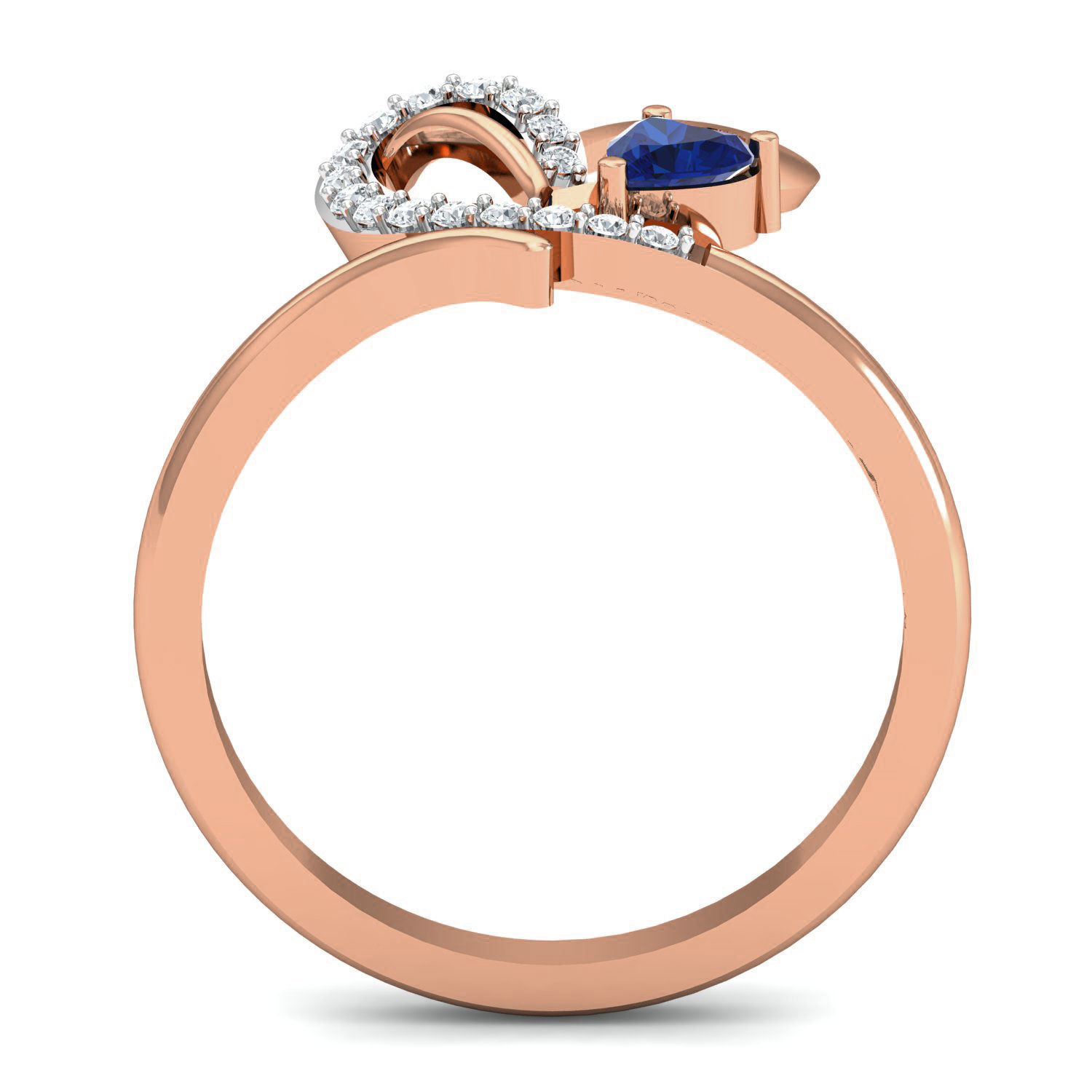 Women ring earrings pendant 3dm stl render detail 3D print model_10