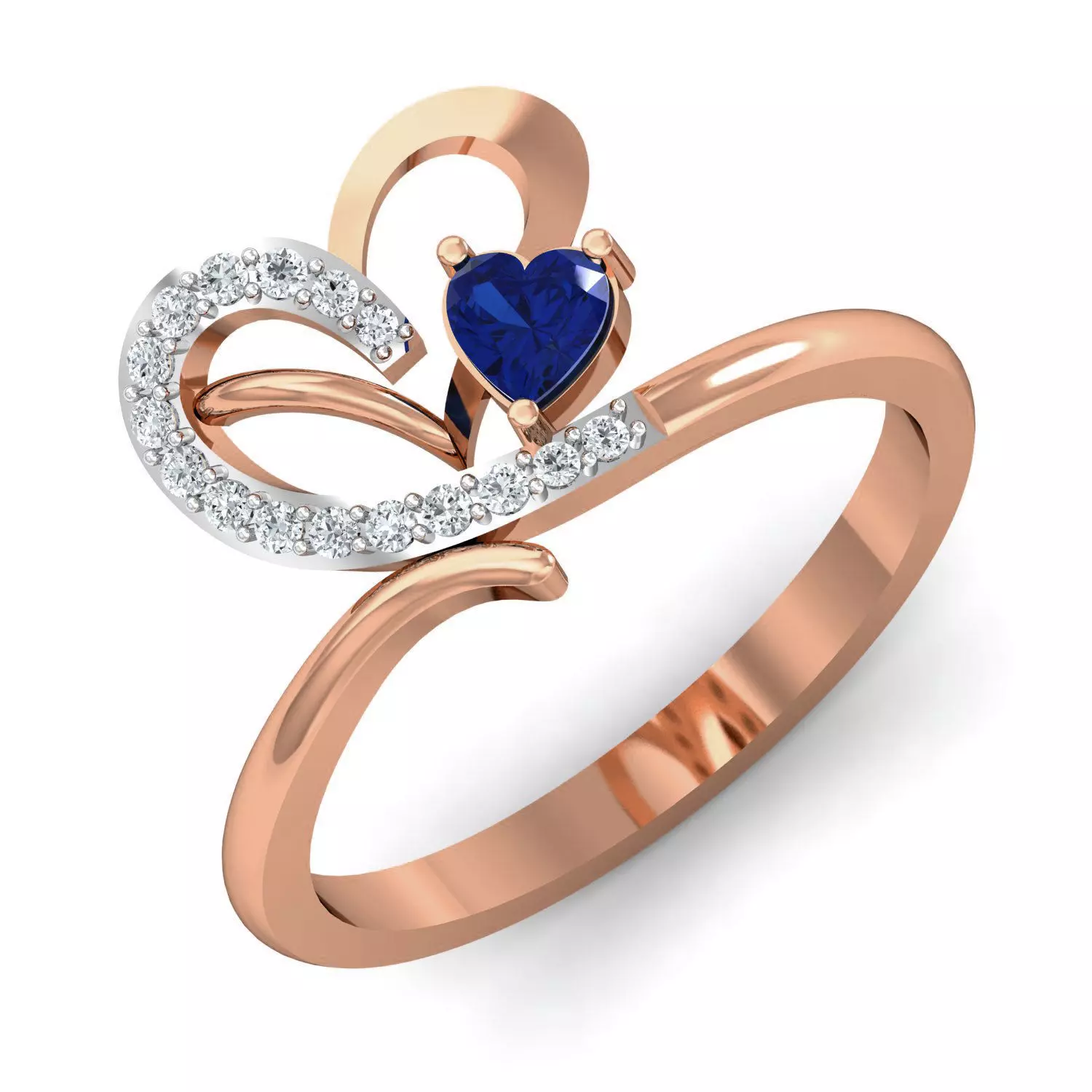 Women ring earrings pendant 3dm stl render detail 3D print model_0