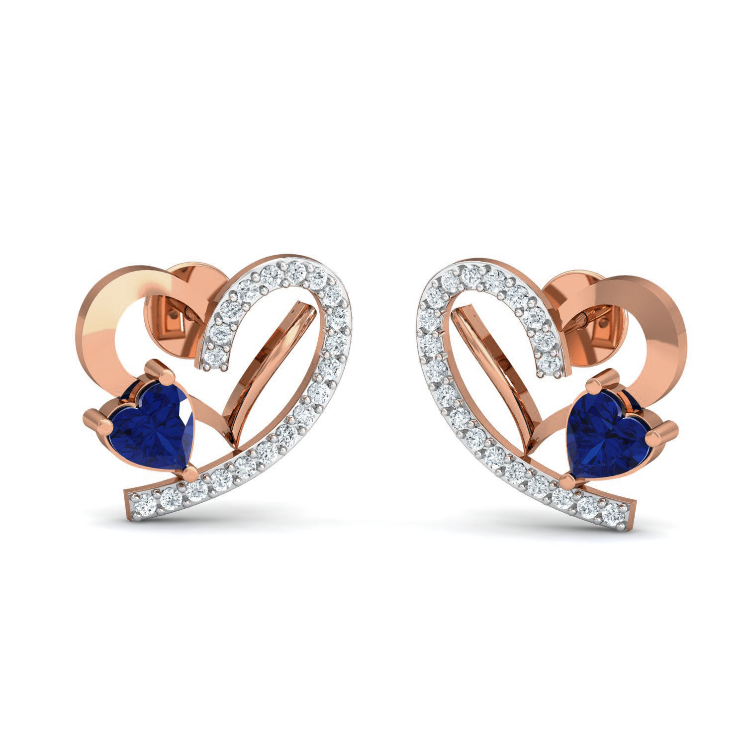 Women ring earrings pendant 3dm stl render detail 3D print model_1