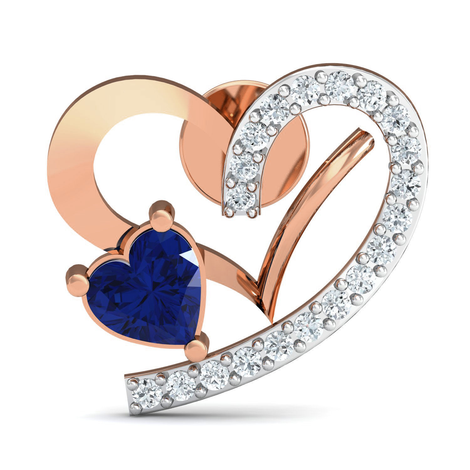 Women ring earrings pendant 3dm stl render detail 3D print model_6