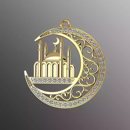 Pendant Mosque dp4 3D print model