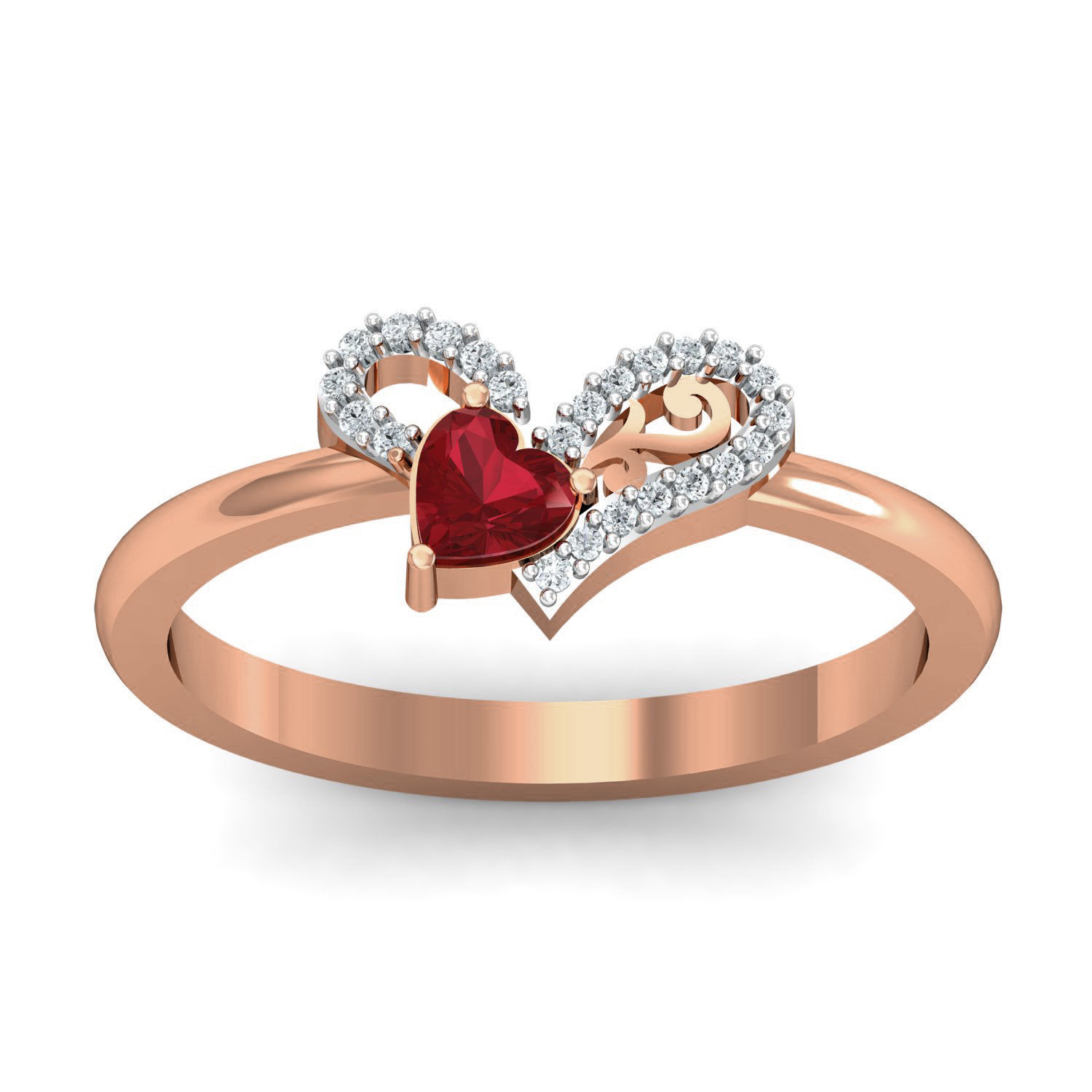 Women ring earrings pendant 3dm stl render detail 3D print model_9