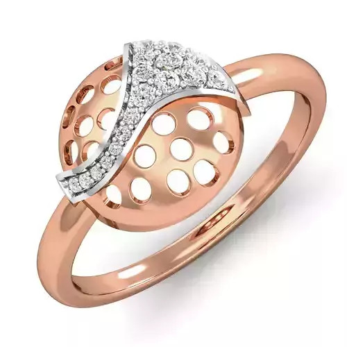 Women ring earrings pendant 3dm stl render detail