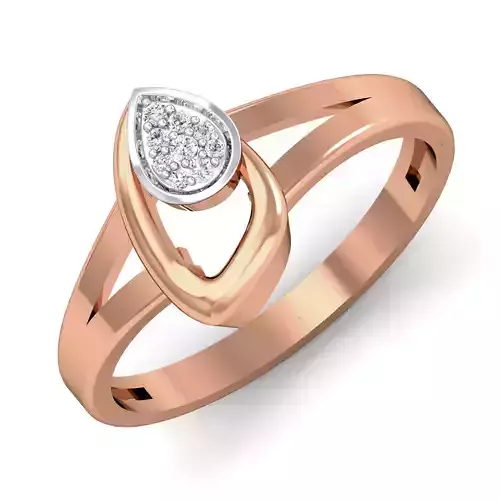 Women ring earrings pendant 3dm stl render detail