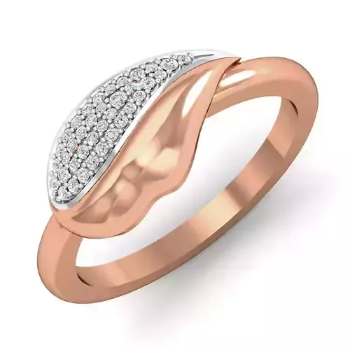 Women ring earrings pendant 3dm stl render detail