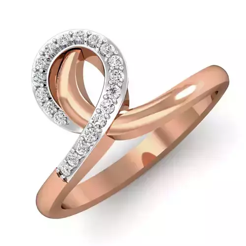 Women ring earrings pendant 3dm stl render detail