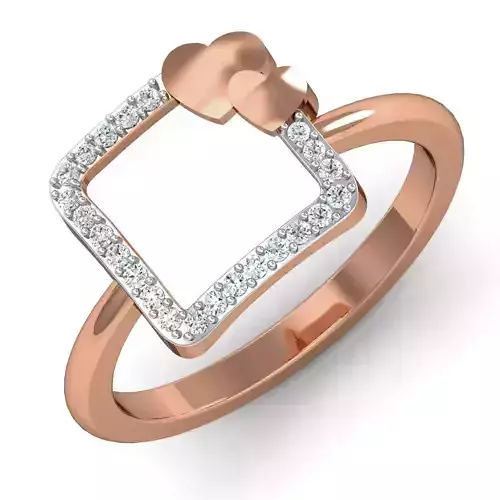 Women ring earrings pendant 3dm stl render detail