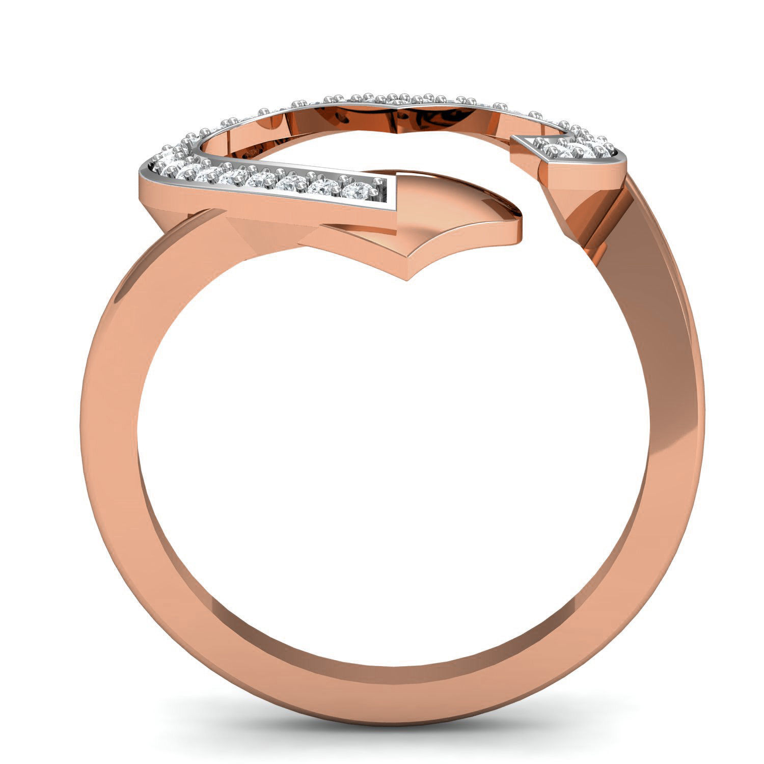 Women ring earrings pendant 3dm stl render detail 3D print model_10