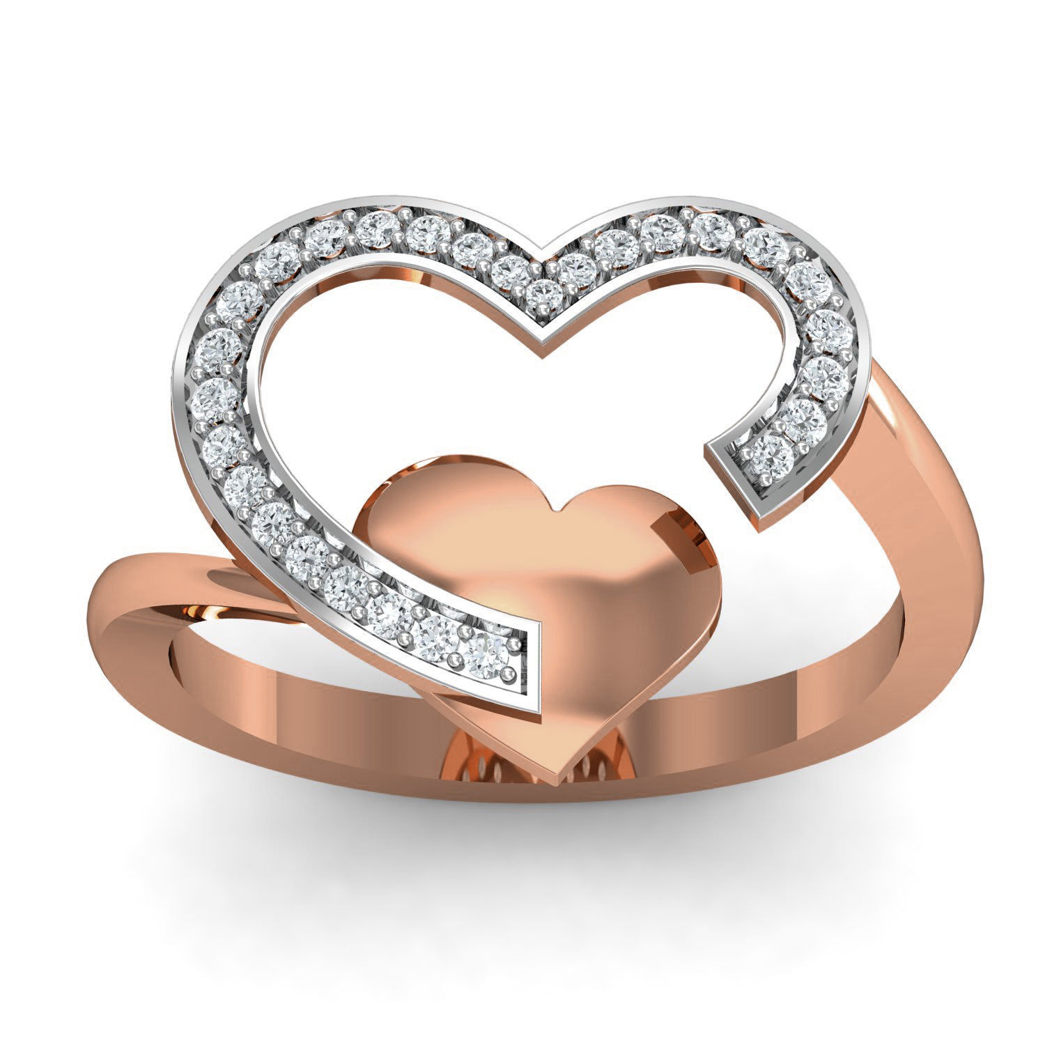 Women ring earrings pendant 3dm stl render detail 3D print model_9