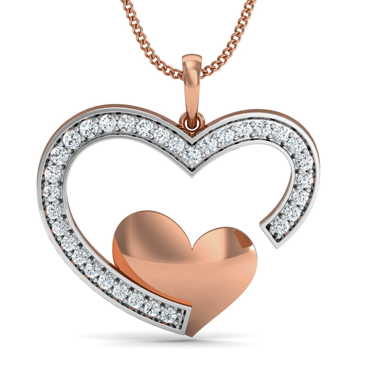 Women ring earrings pendant 3dm stl render detail 3D print model_2