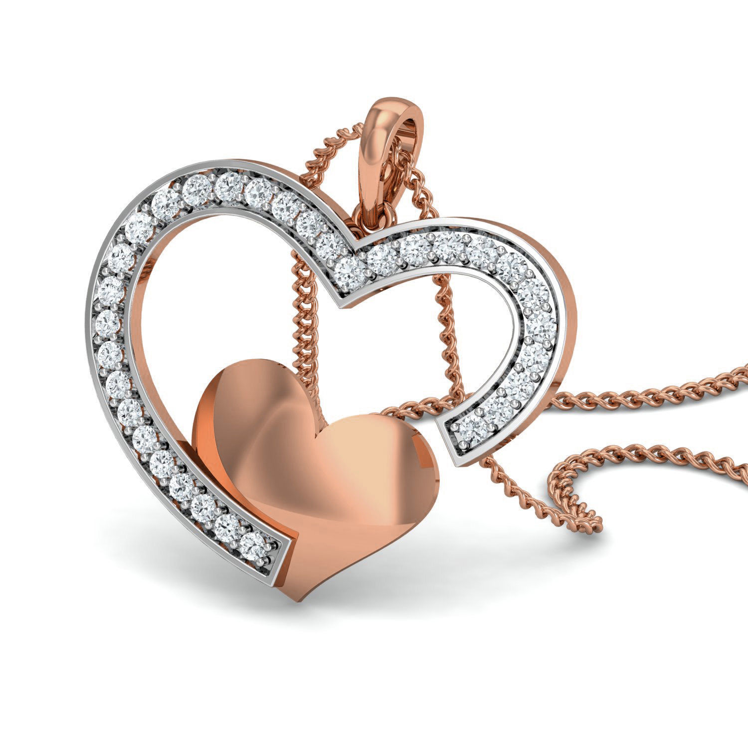 Women ring earrings pendant 3dm stl render detail 3D print model_4