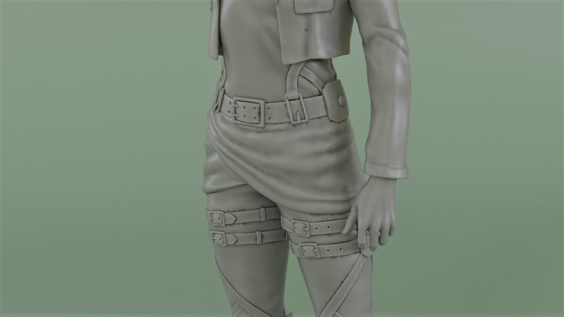  Annie leonhart 3D print model_4