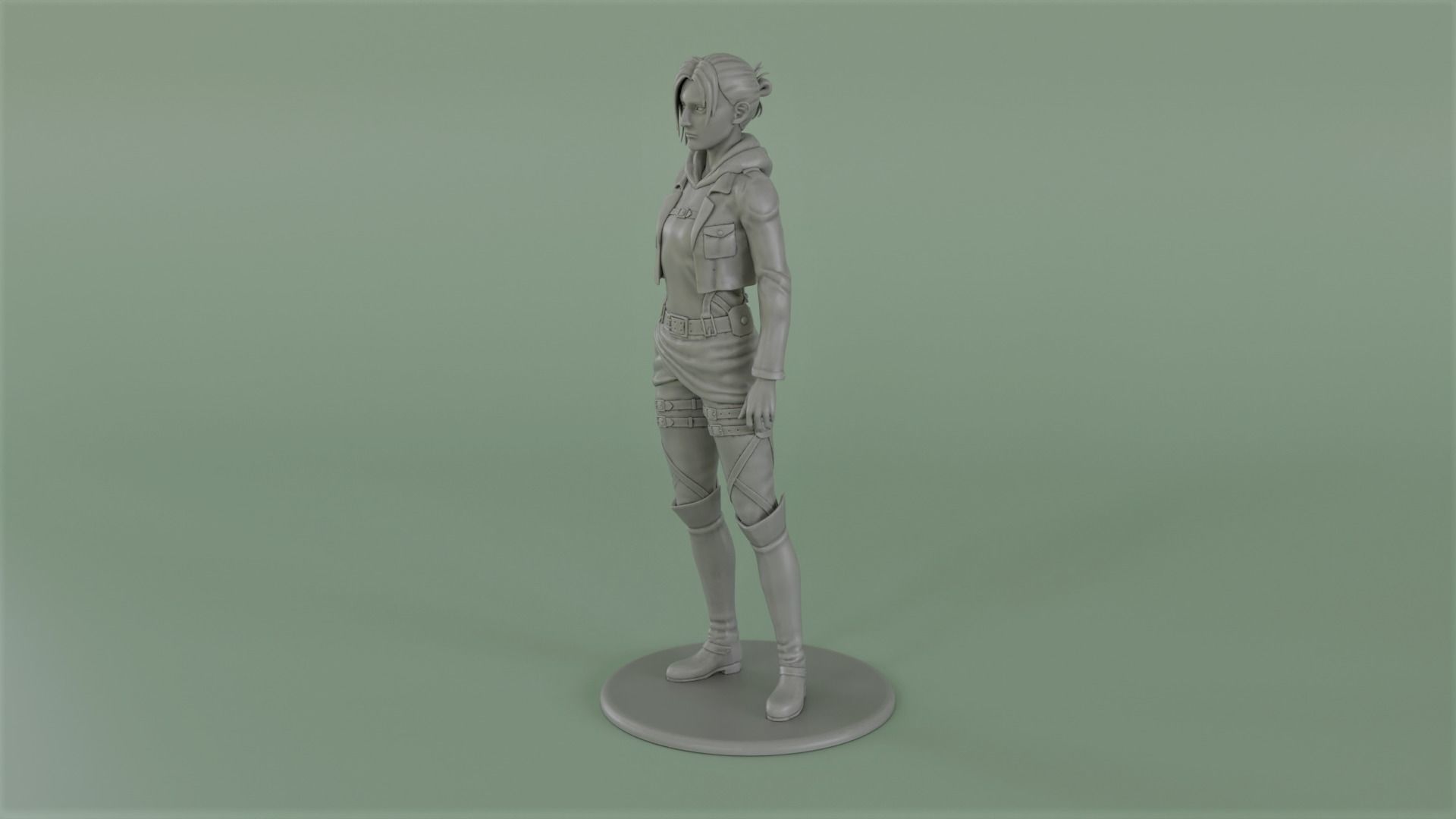  Annie leonhart 3D print model_2