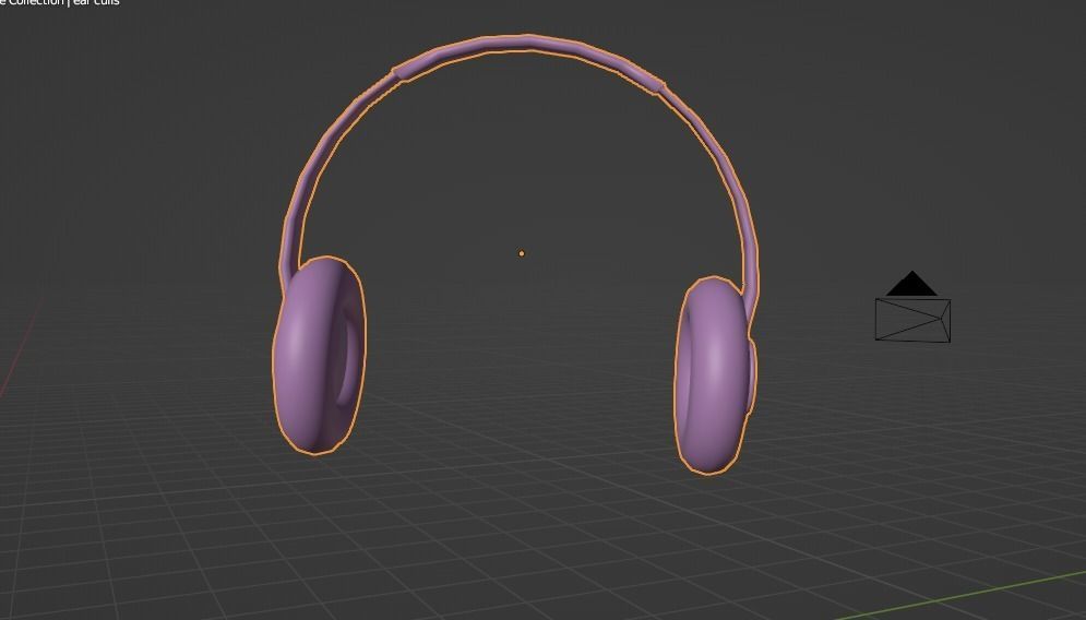 Headphones 3D model - Low-poly 3D model_2