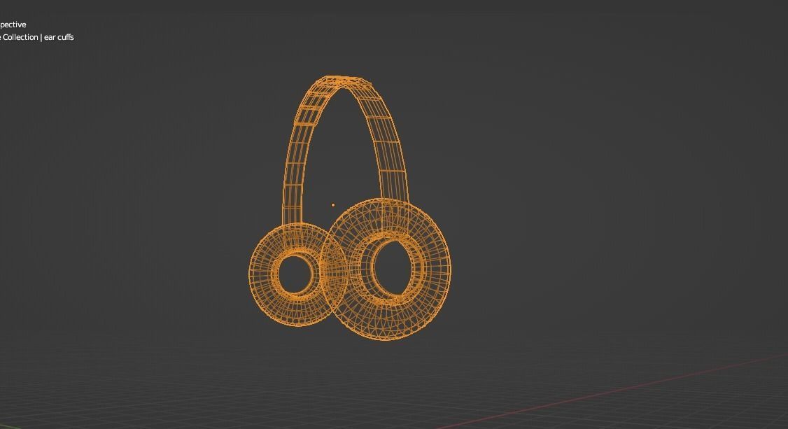 Headphones 3D model - Low-poly 3D model_4