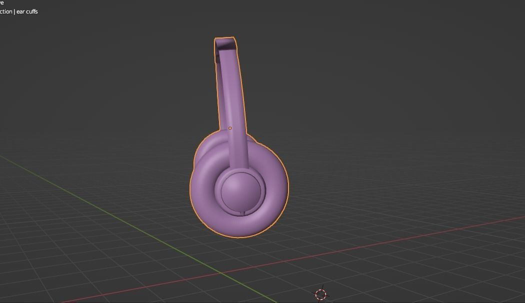 Headphones 3D model - Low-poly 3D model_3