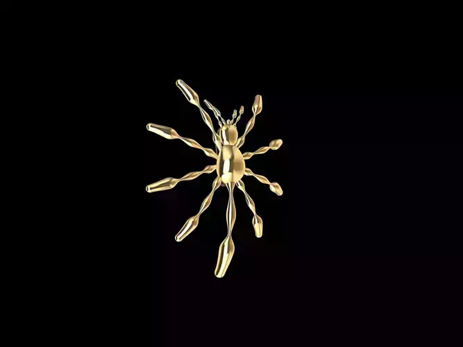 SPIDER BROOCH 3D print model