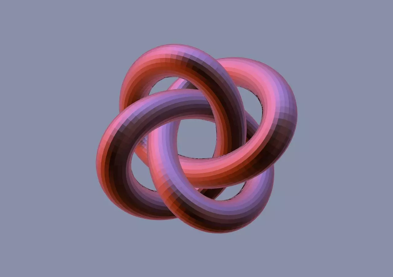 Torus Knot 3 for 3d printing 3D model 3D printable | CGTrader