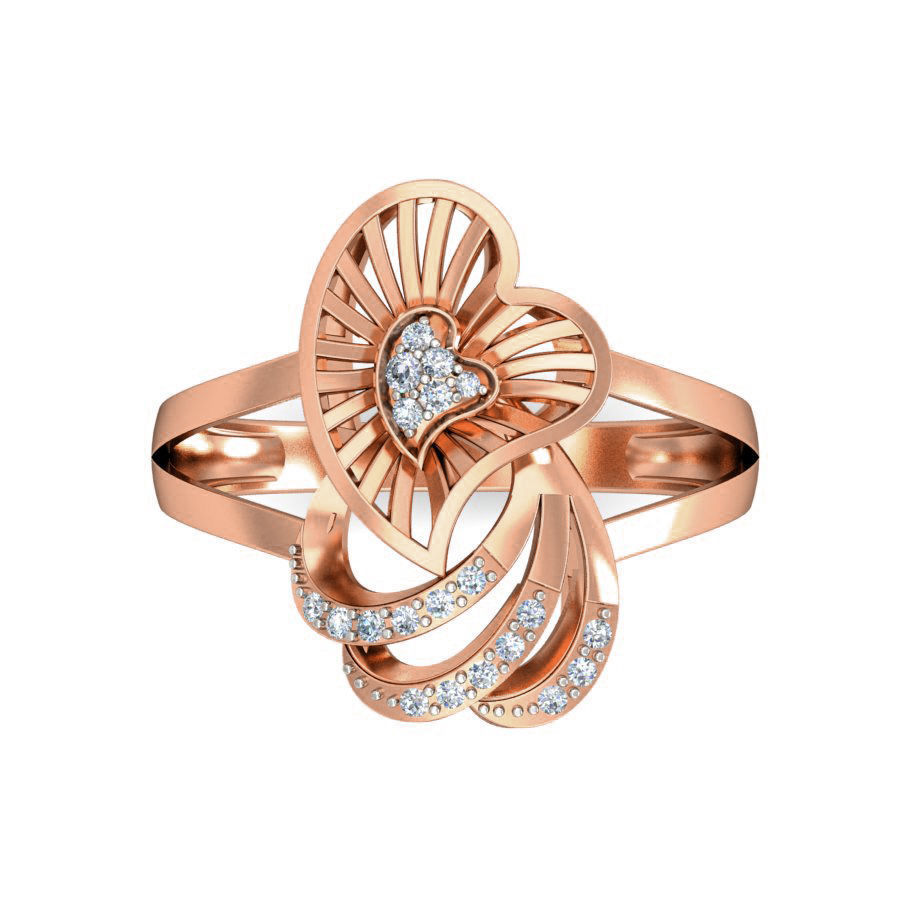 Women ring earrings pendant 3dm stl render detail 3D print model_12