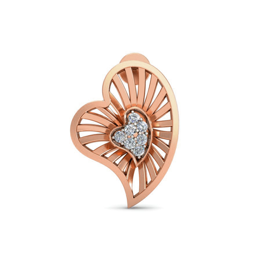 Women ring earrings pendant 3dm stl render detail 3D print model_3