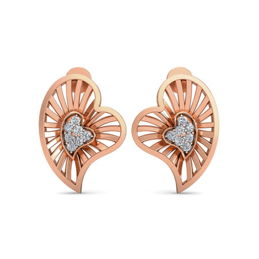 Women ring earrings pendant 3dm stl render detail 3D print model_1