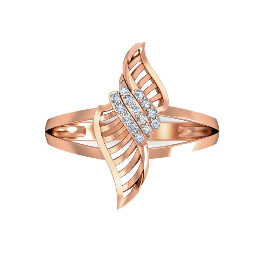 Women Mesh ring earrings pendant 3dm stl render detail 3D print model_13