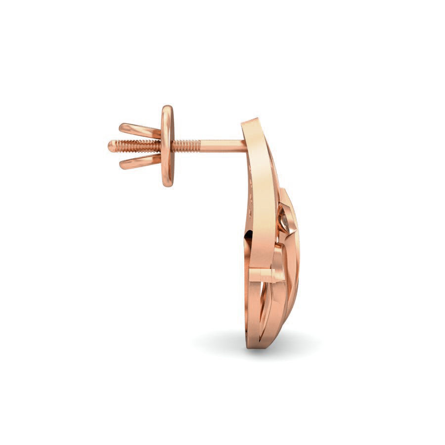 Women flower ring earrings pendant 3dm stl render detail 3D print model_4