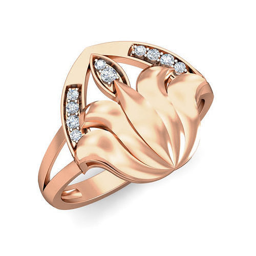 Women flower ring earrings pendant 3dm stl render detail 3D print model