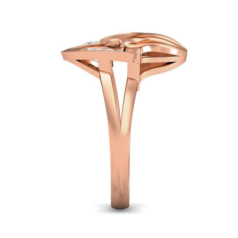 Women flower ring earrings pendant 3dm stl render detail 3D print model_12