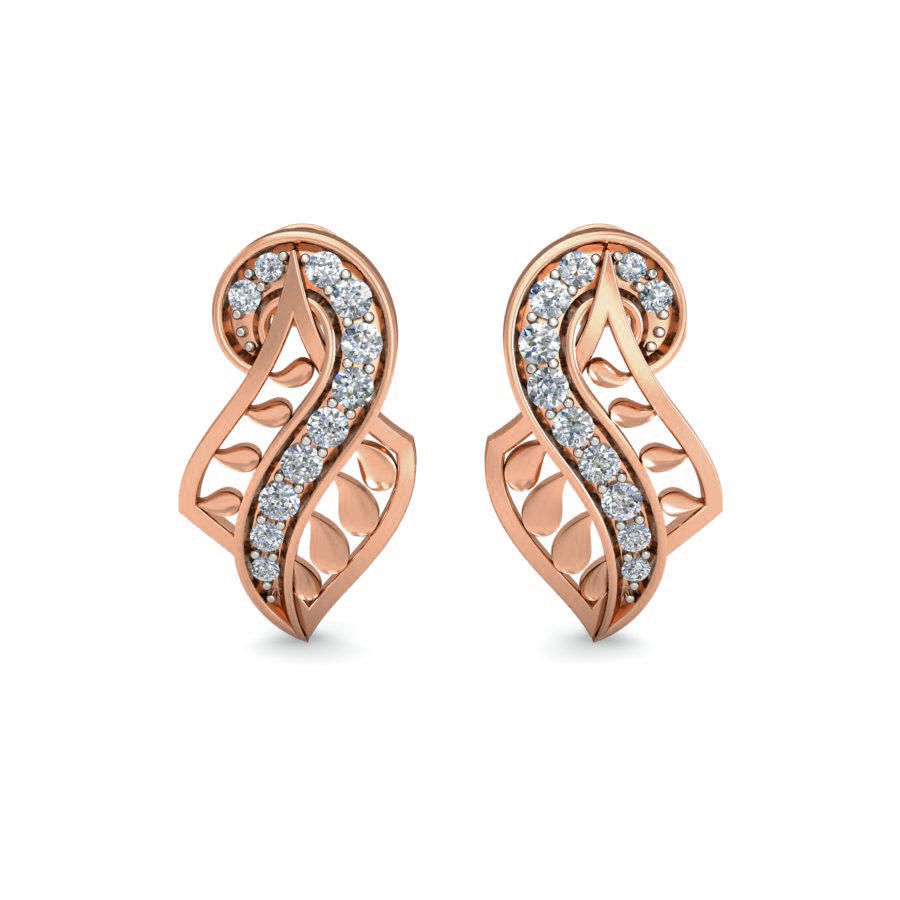 Women ring earrings pendant 3dm stl render detail 3D print model_1