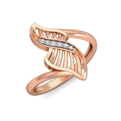 Women wave line ring earrings pendant 3dm stl render detail 3D print model