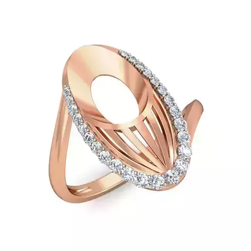 Women ring earrings pendant 3dm stl render detail