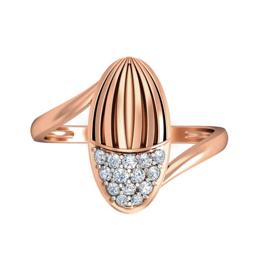 Women ring earrings pendant 3dm stl render detail 3D print model_13