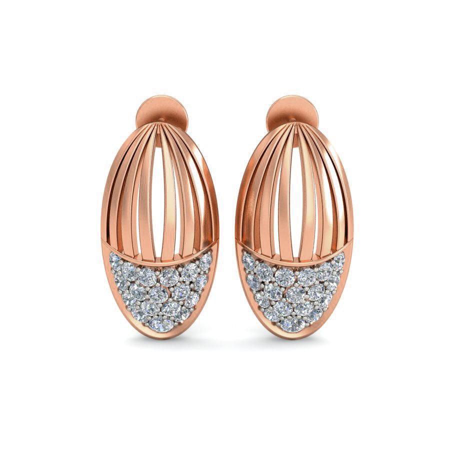 Women ring earrings pendant 3dm stl render detail 3D print model_1