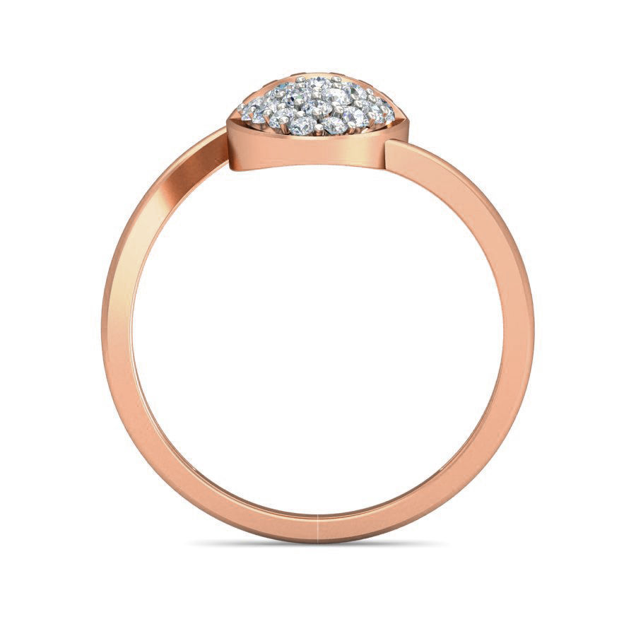 Women ring earrings pendant 3dm stl render detail 3D print model_11