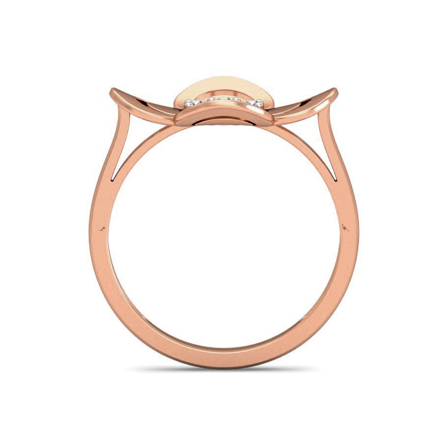 Women Flower ring earrings pendant 3dm stl render detail 3D print model_11