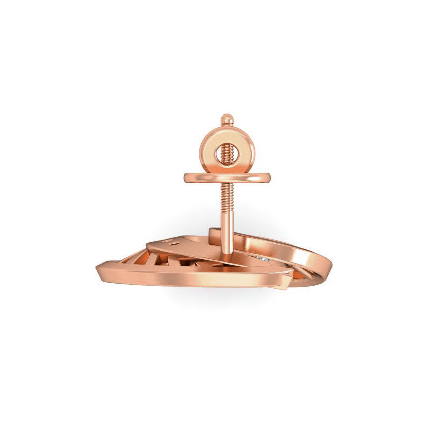 Women galaxy ring earrings pendant 3dm stl render detail 3D print model_5