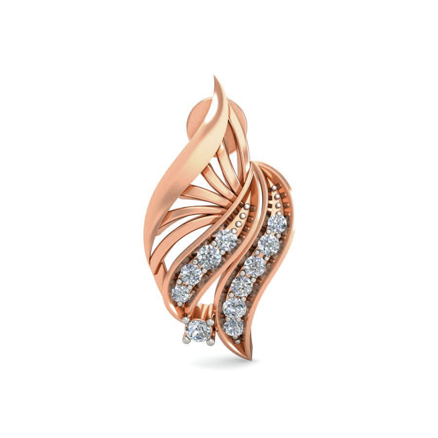 Women ring earrings pendant 3dm stl render detail 3D print model_3