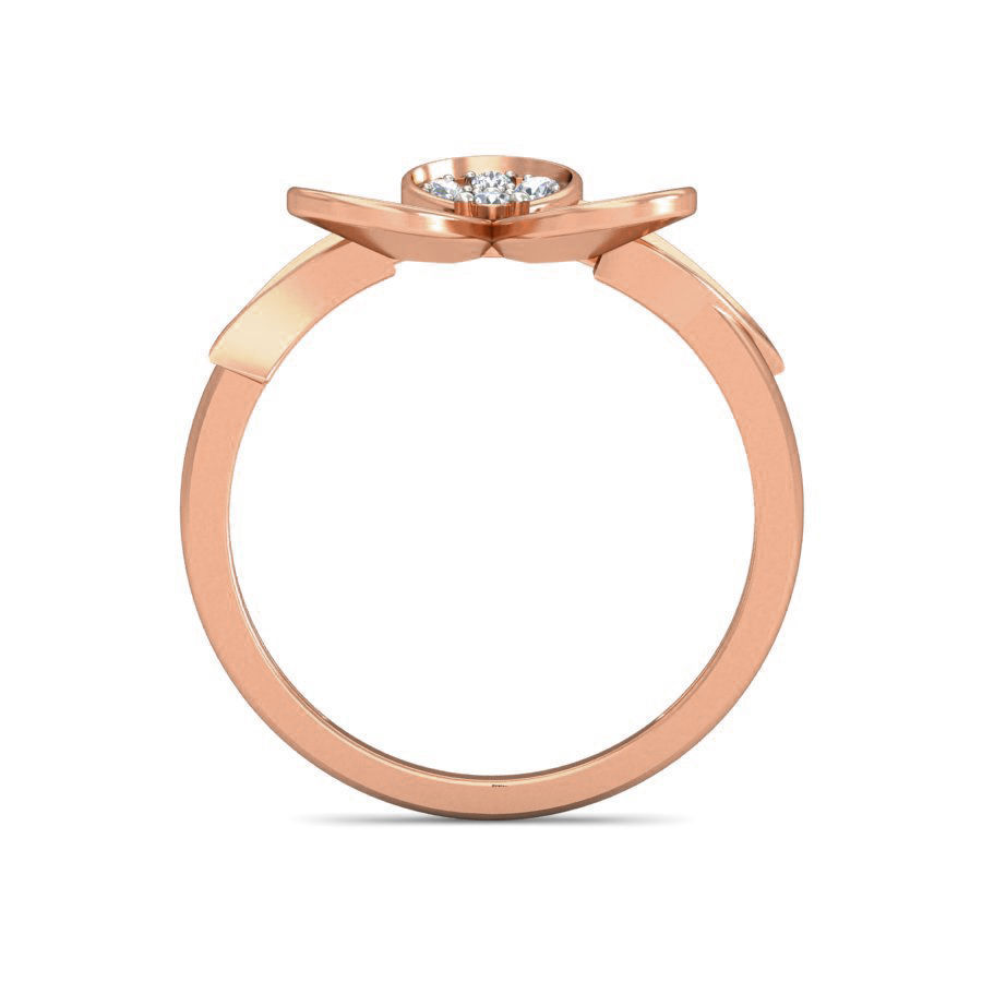 Women Flower ring earrings pendant 3dm stl render detail 3D print model_11