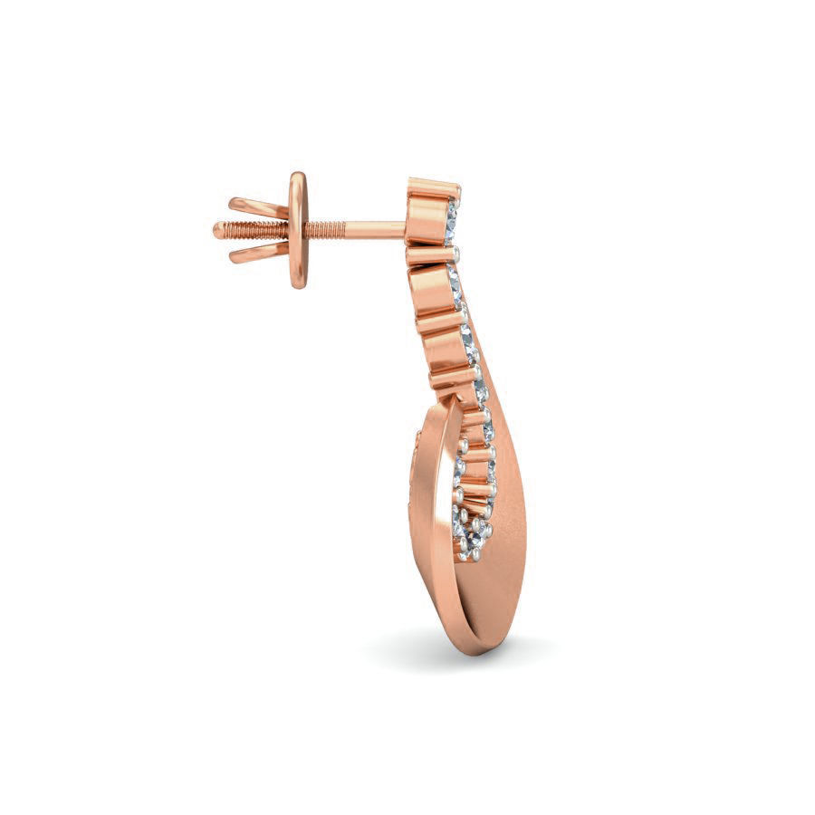 Women ring earrings pendant 3dm stl render detail 3D print model_4