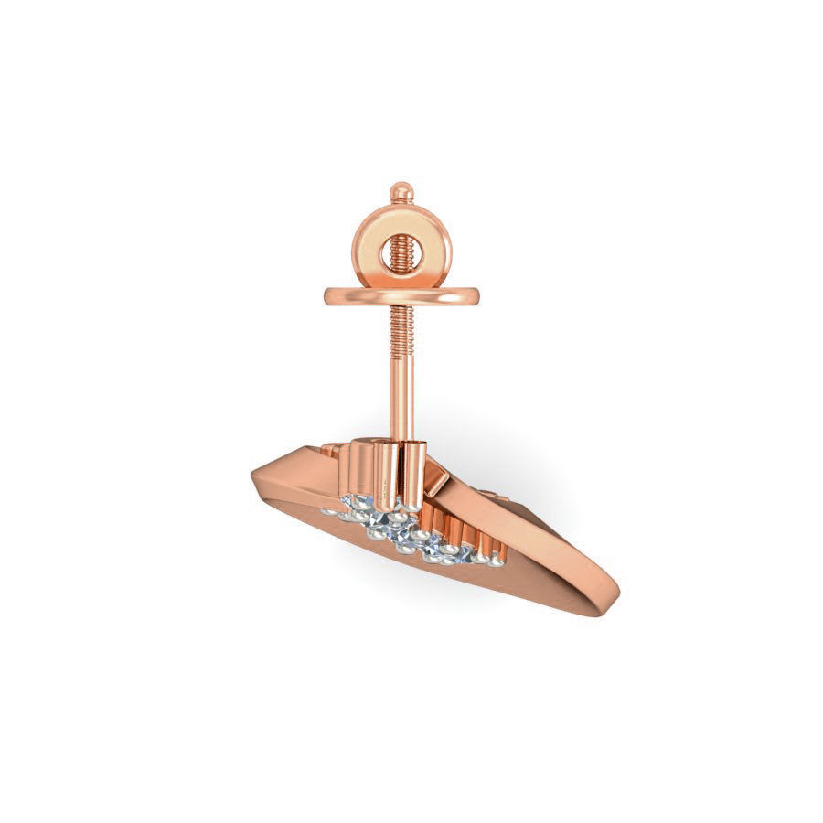 Women ring earrings pendant 3dm stl render detail 3D print model_5