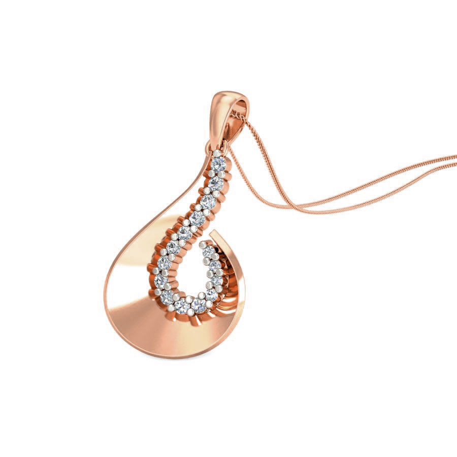 Women ring earrings pendant 3dm stl render detail 3D print model_9