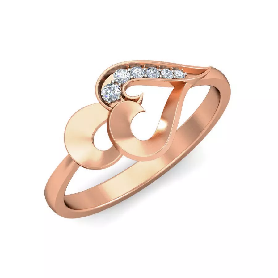 Women ring earrings pendant 3dm stl render detail 3D print model_0