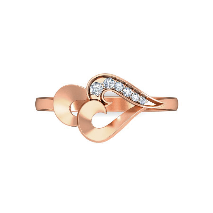 Women ring earrings pendant 3dm stl render detail 3D print model_13