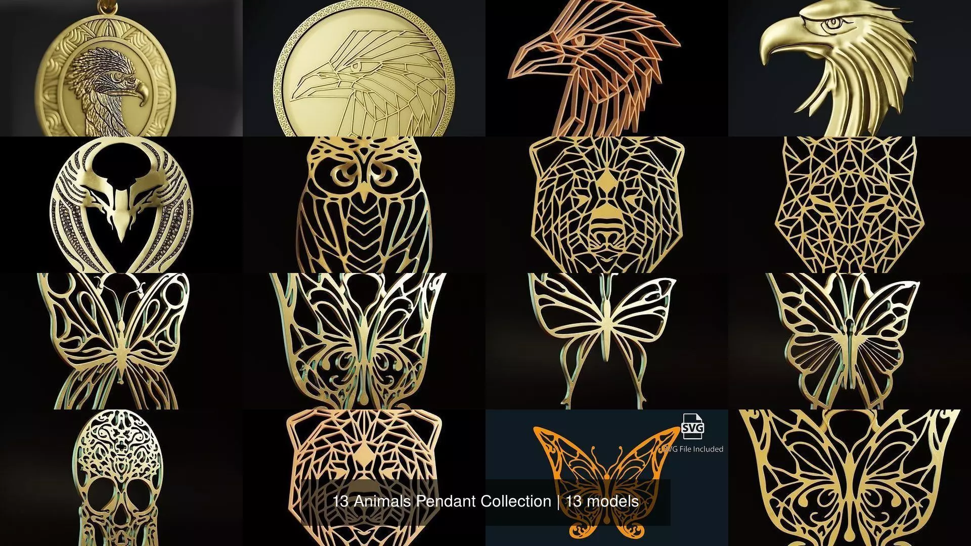 13 Animals Pendant Collection _0