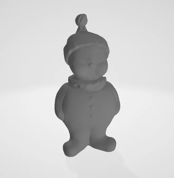 Snowman 3D print model_0