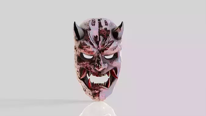 Oni Mask Traditional Japanese Demon Mask Wearable