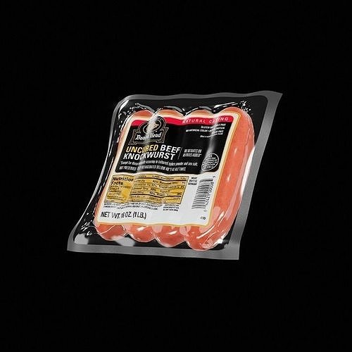 Sausage Knockwurst 3D model 4