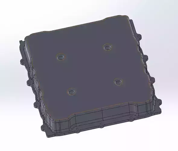 LT4 Supercharger Blower Lid Model Ready for CNC 3D print model