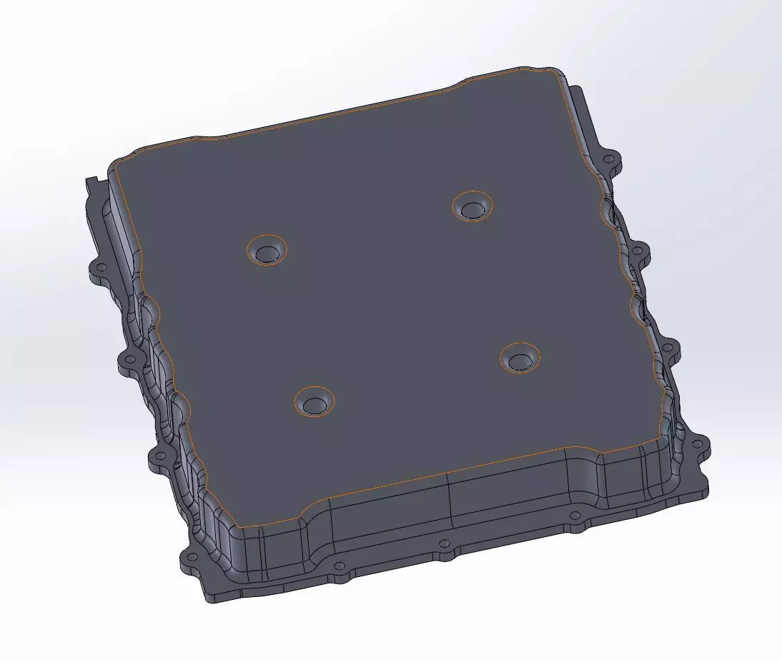 LT4 Supercharger Blower Lid Model Ready for CNC 3D print model